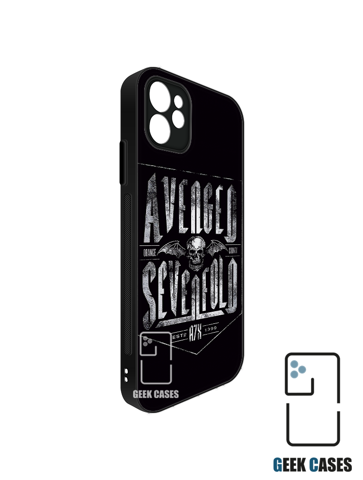Bumper 2D Avenged Sevenfold 13 Funda Clásica Antigolpes Avenged Sevenfold Broken Crown - Imagen 1