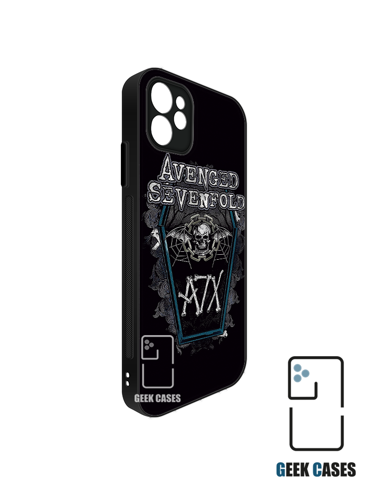 Bumper 2D Avenged Sevenfold 15 Funda Clásica Antigolpes Avenged Sevenfold Midnight Vengeance - Imagen 1