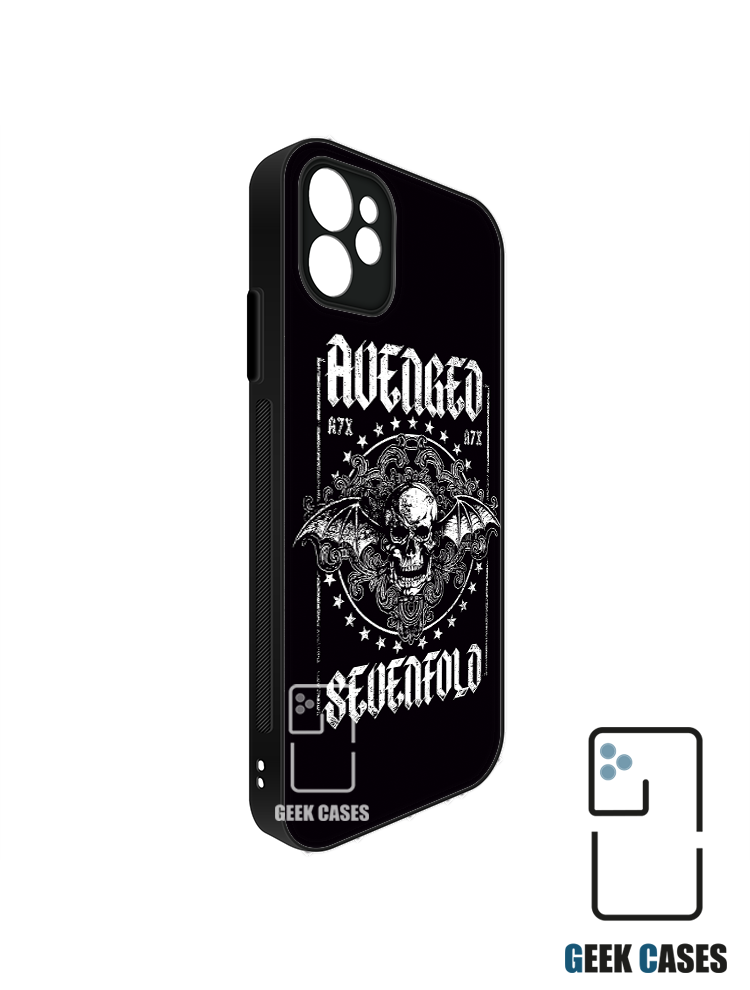 Bumper 2D Avenged Sevenfold 18 Funda Clásica Antigolpes Avenged Sevenfold Shadow Kingdom - Imagen 1