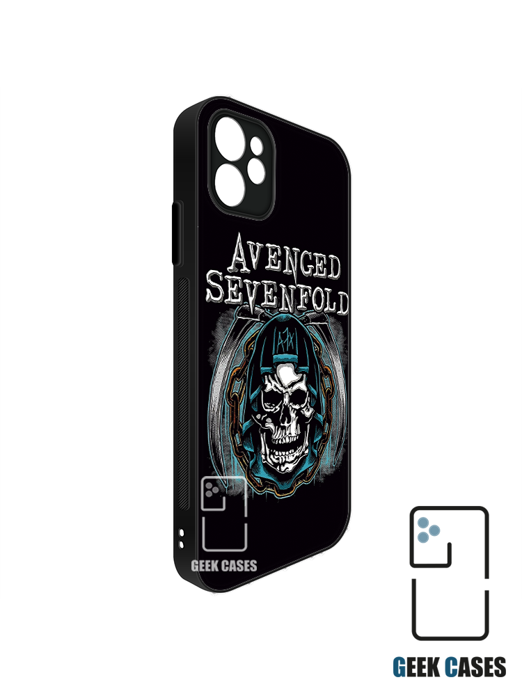 Bumper 2D Avenged Sevenfold 4 Funda Clásica Antigolpes Avenged Sevenfold Dark Messiah - Imagen 1