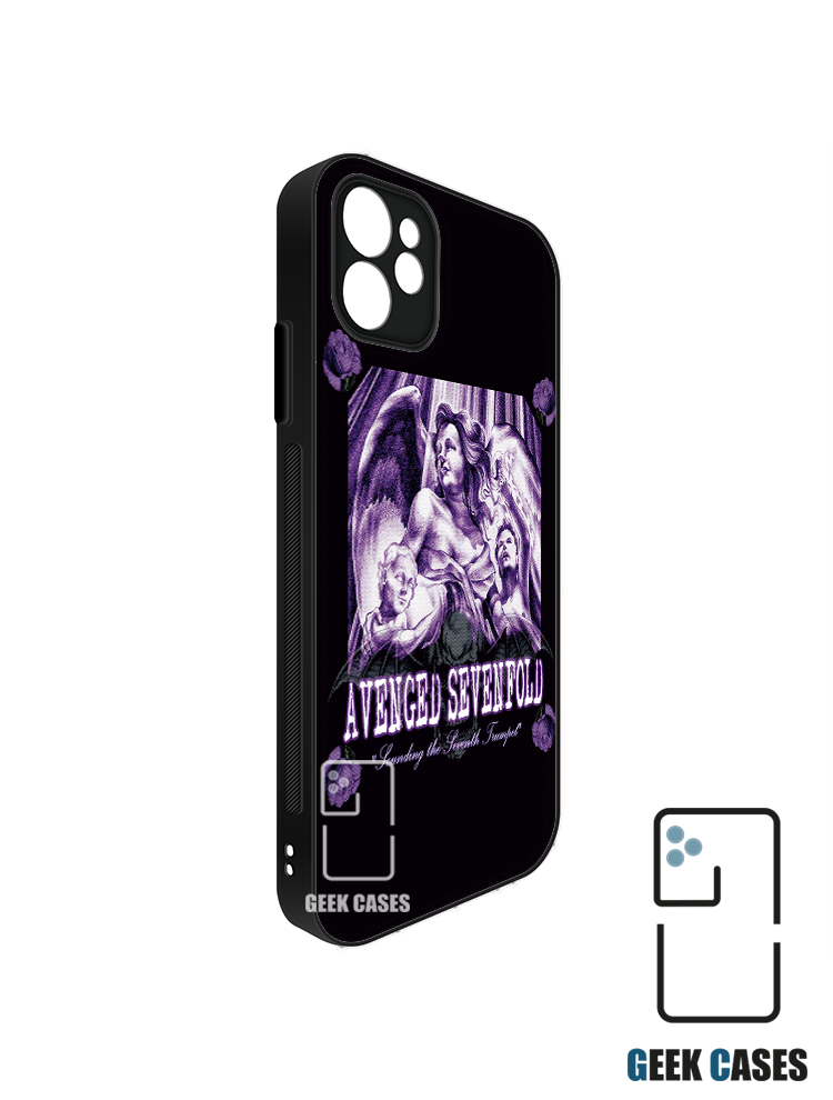 Bumper 2D Avenged Sevenfold 5 Funda Clásica Antigolpes Avenged Sevenfold Crimson Crown - Imagen 1