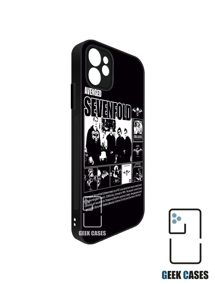 Bumper 2D Avenged Sevenfold 6 Funda Clásica Antigolpes Avenged Sevenfold Silent Sorrow - Imagen 1