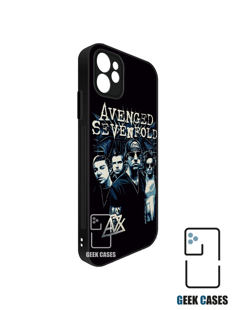 Bumper 2D Avenged Sevenfold 7 Funda Clásica Antigolpes Avenged Sevenfold Fallen Angel - Imagen 1