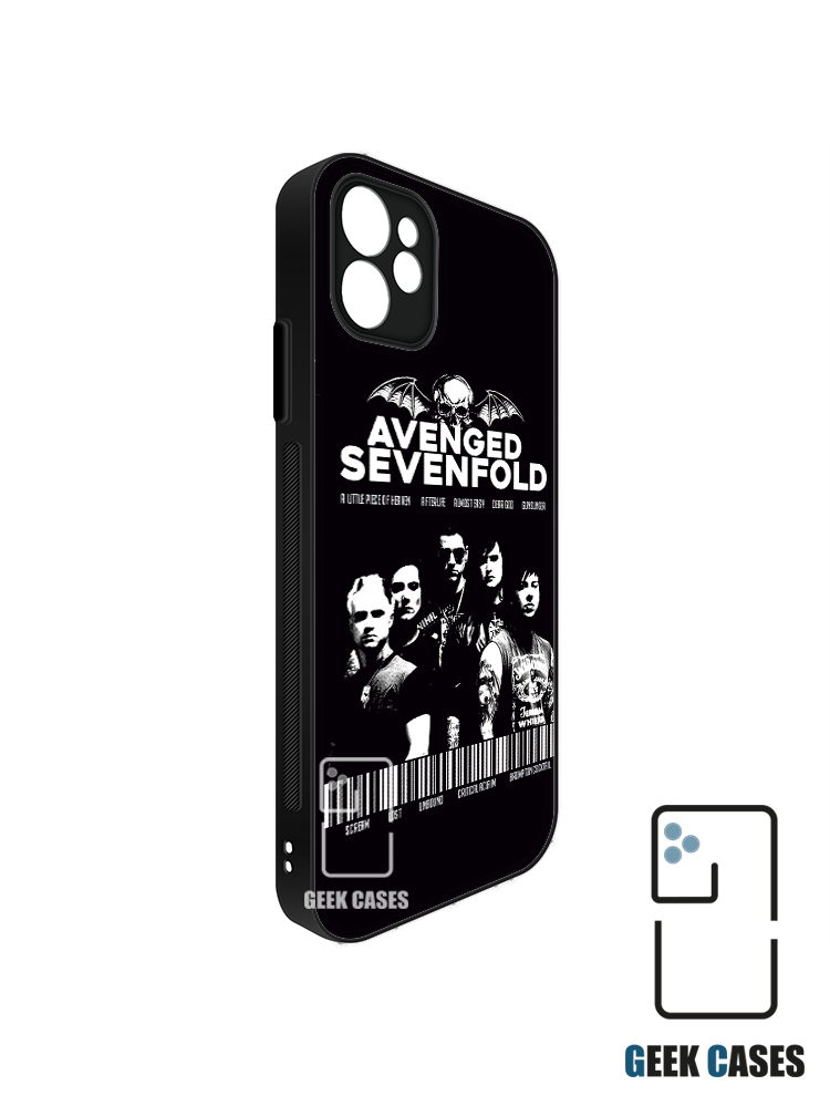 Bumper 2D Avenged Sevenfold 8 Funda Clásica Antigolpes Avenged Sevenfold Eternal Flame - Imagen 1