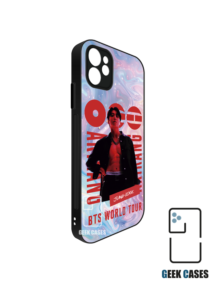 Bumper 2D BTS 25 Funda Clásica Antigolpes BTS Neon Heart - Imagen 1