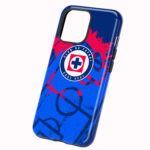 Funda Full Color Doble Protección Cruz Azul Cancha Futurista