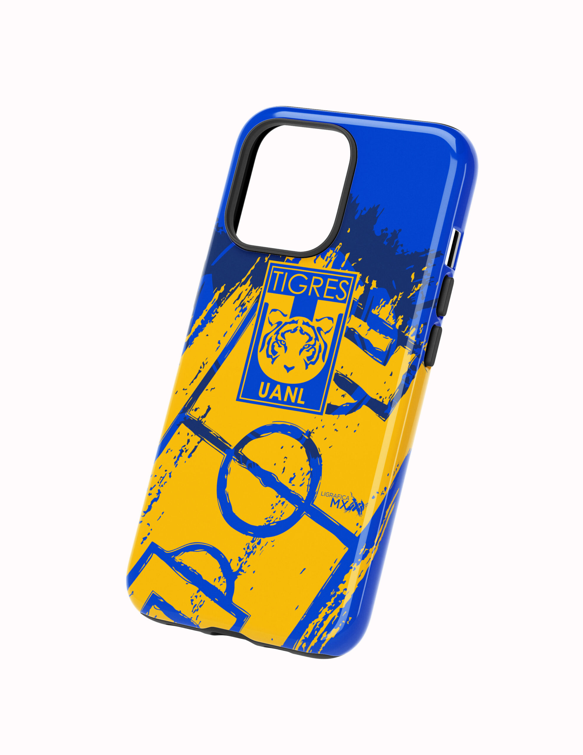 Cancha Costado 3D Tigres Funda Full Color Doble Protección Tigres Cancha Futurista - Imagen 1