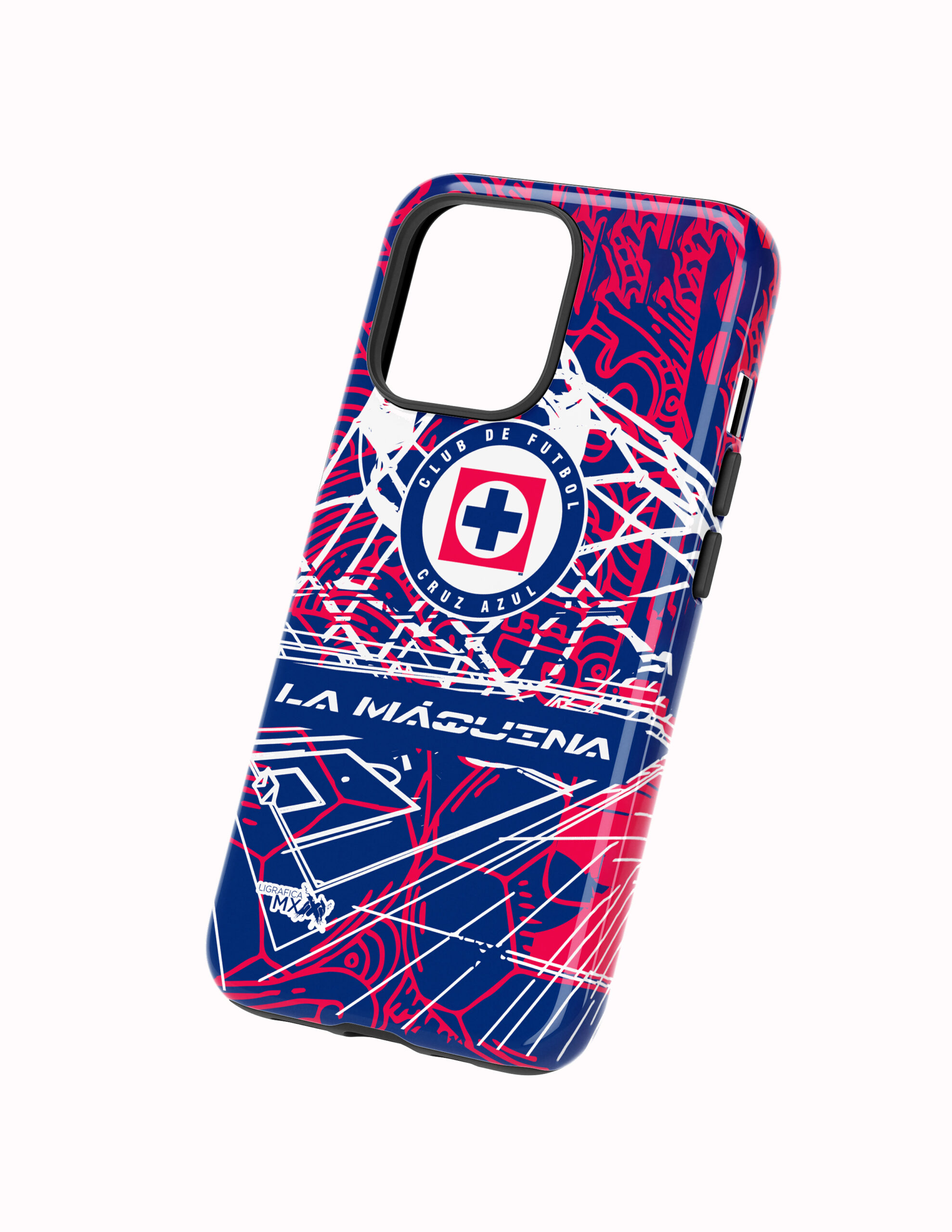 Cancha Rara Costado 3D Cruz Azul Funda Full Color Doble Protección Cruz Azul Cancha Épica - Imagen 1