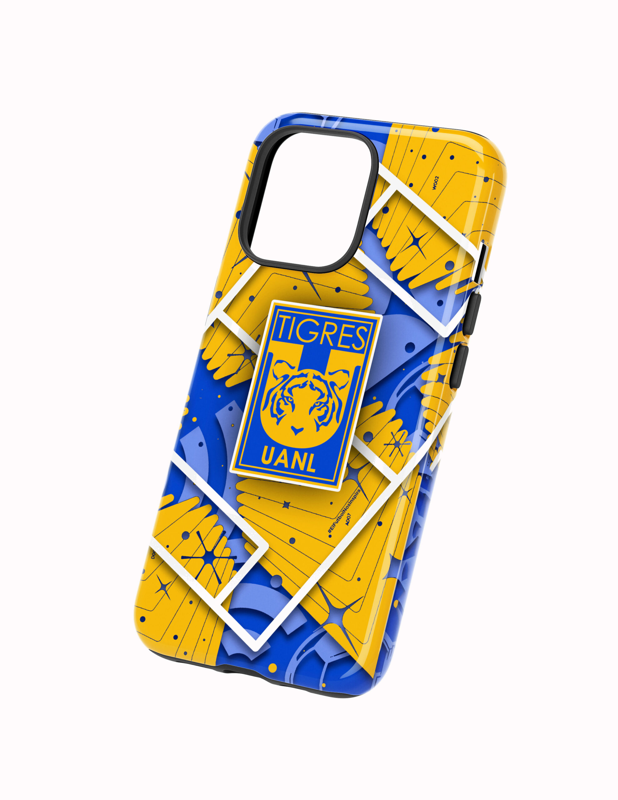 Cancha Simple Costado 3D Tigres Funda Full Color Doble Protección Tigres Cancha Total - Imagen 1