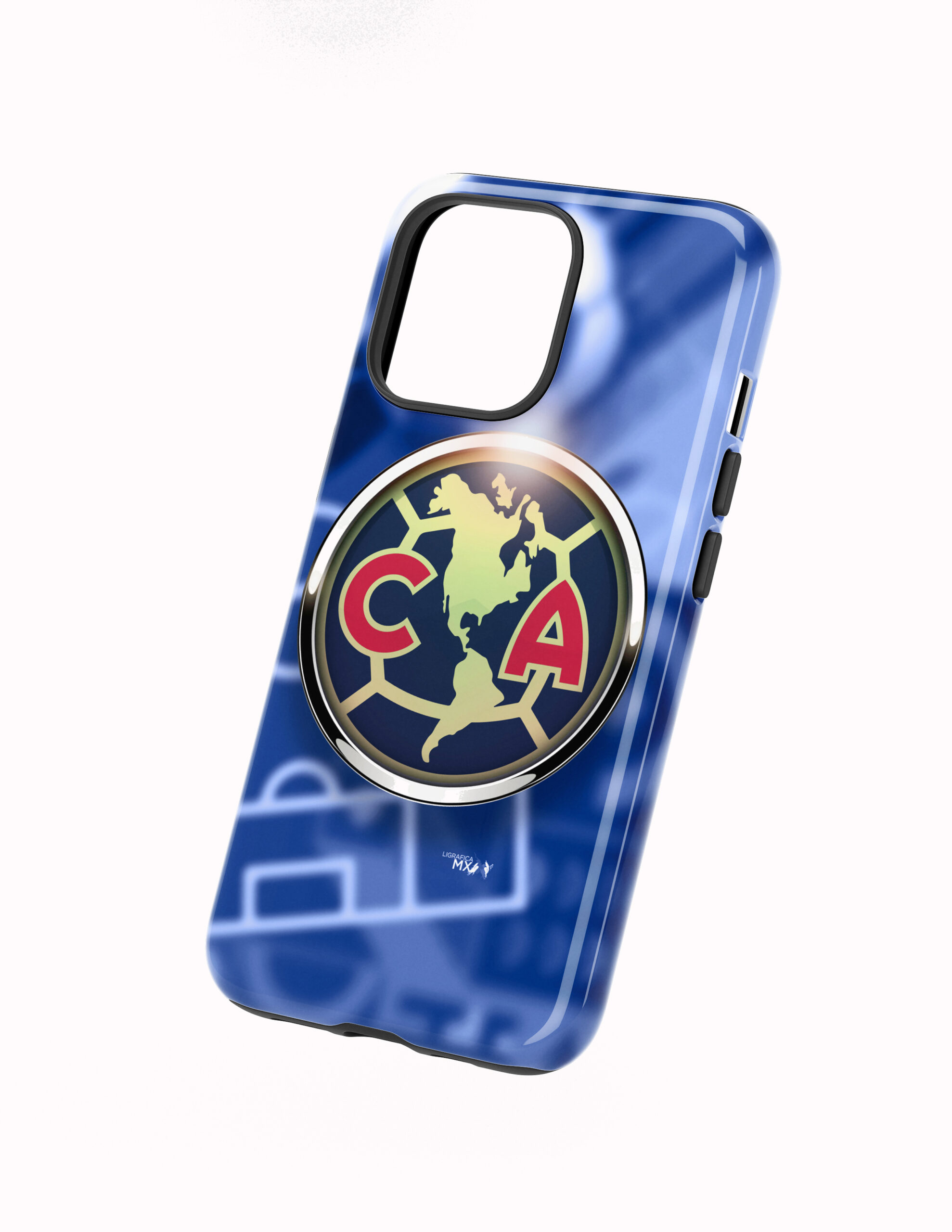 Cancha y Balon Costado 3D America Funda Full Color Doble Protección América Cancha y Balón - Imagen 1