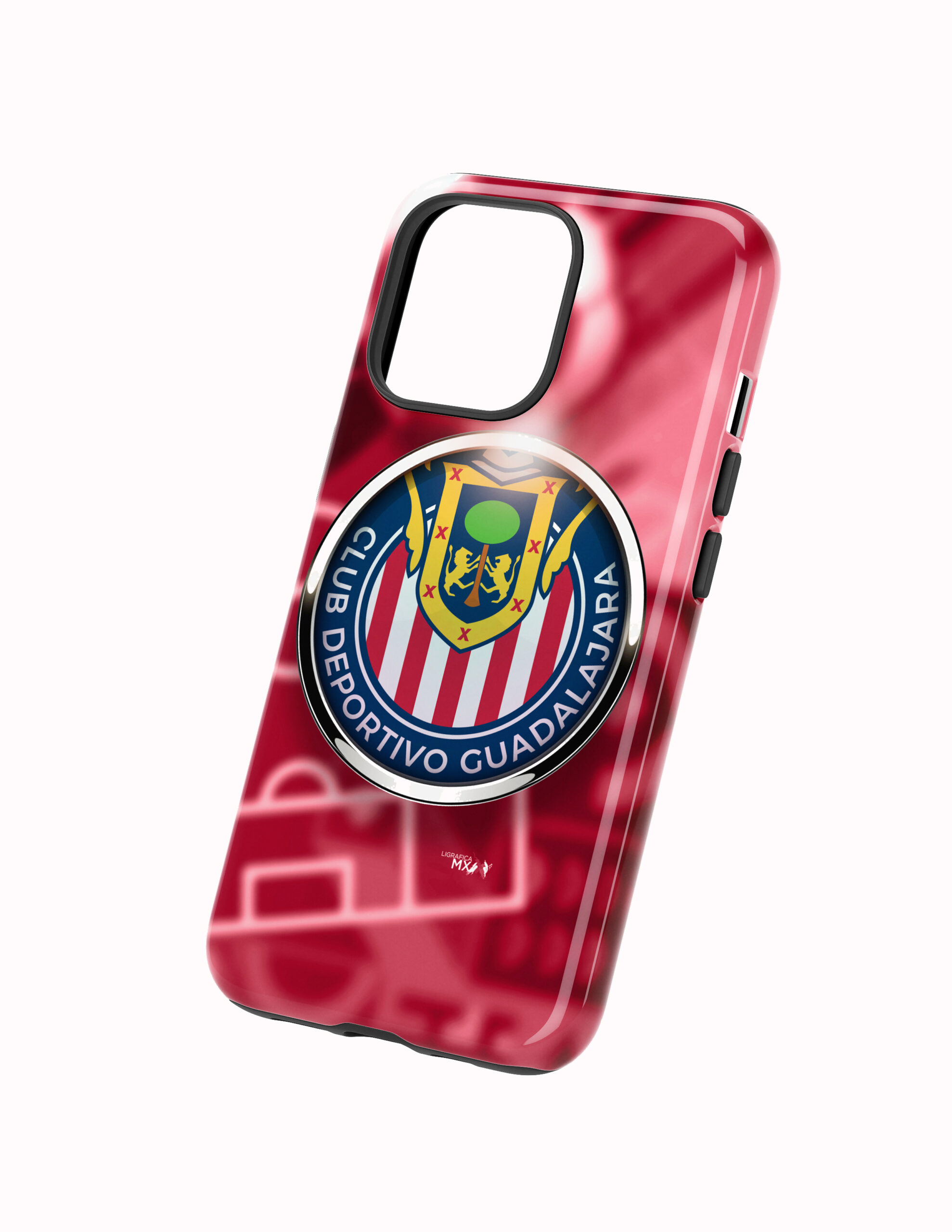 Cancha y Balon Costado 3D Chivas Funda Full Color Doble Protección Chivas Cancha y Balón - Imagen 1