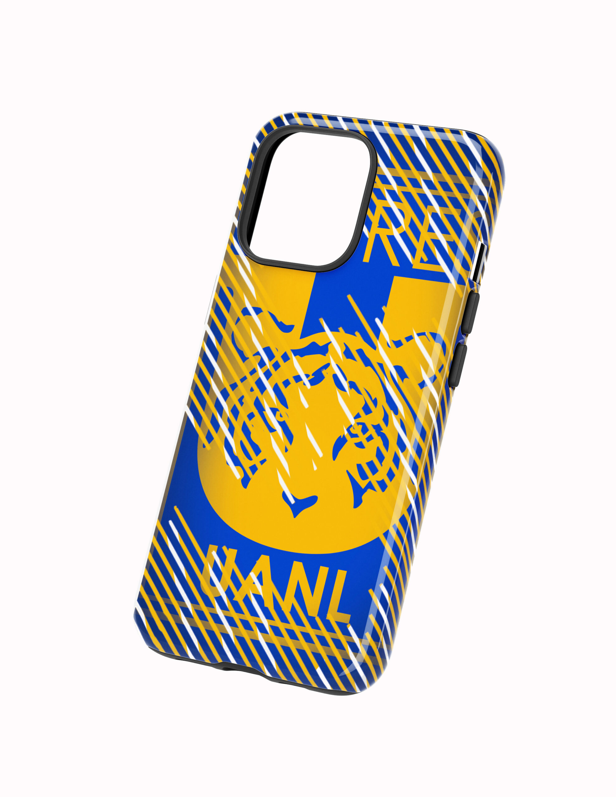 Difuminado Costado 3D Tigres Funda Full Color Doble Protección Tigres Escudo Difuminado - Imagen 1