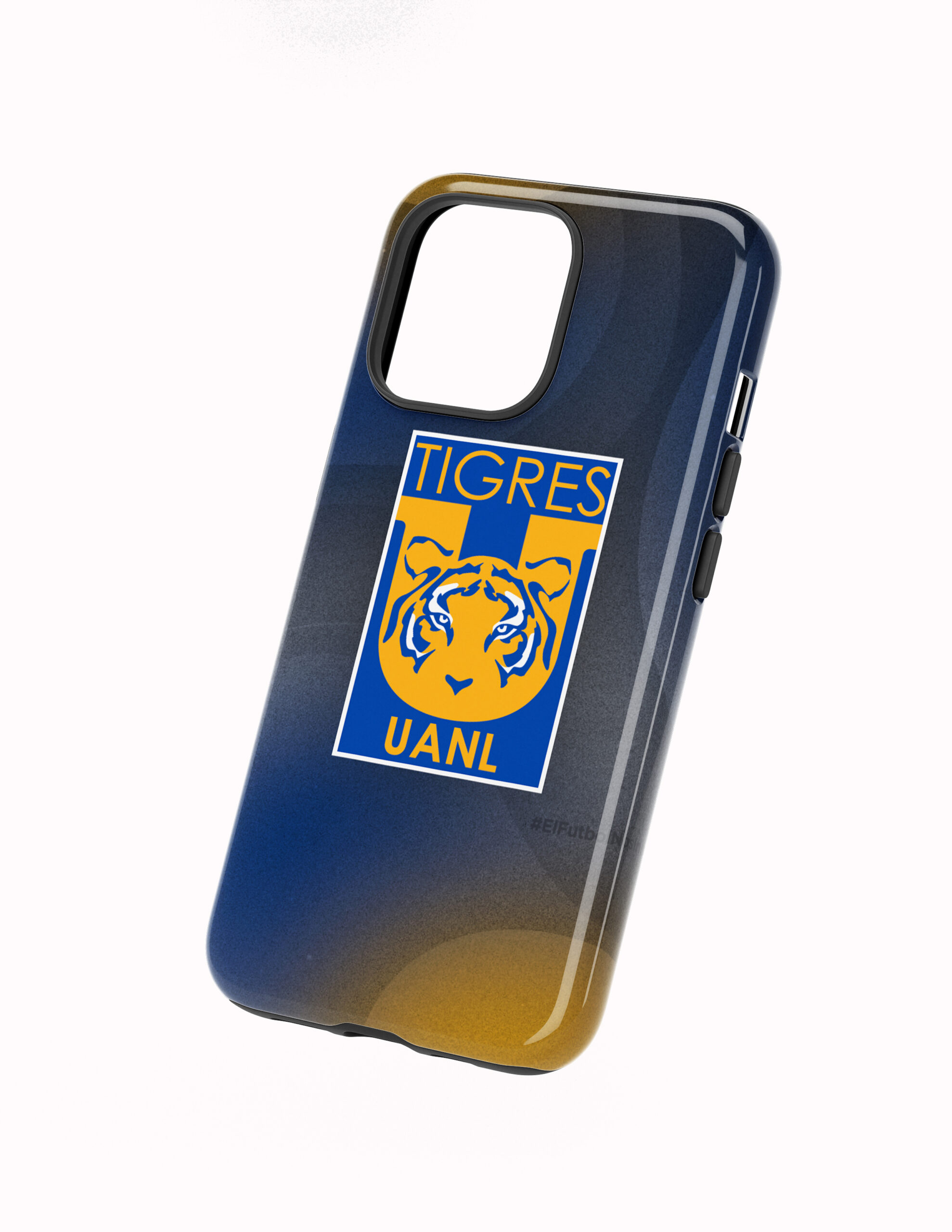 Equipos Mancha Costado 3D Tigres Funda Full Color Doble Protección Tigres Escudo Brillante - Imagen 1