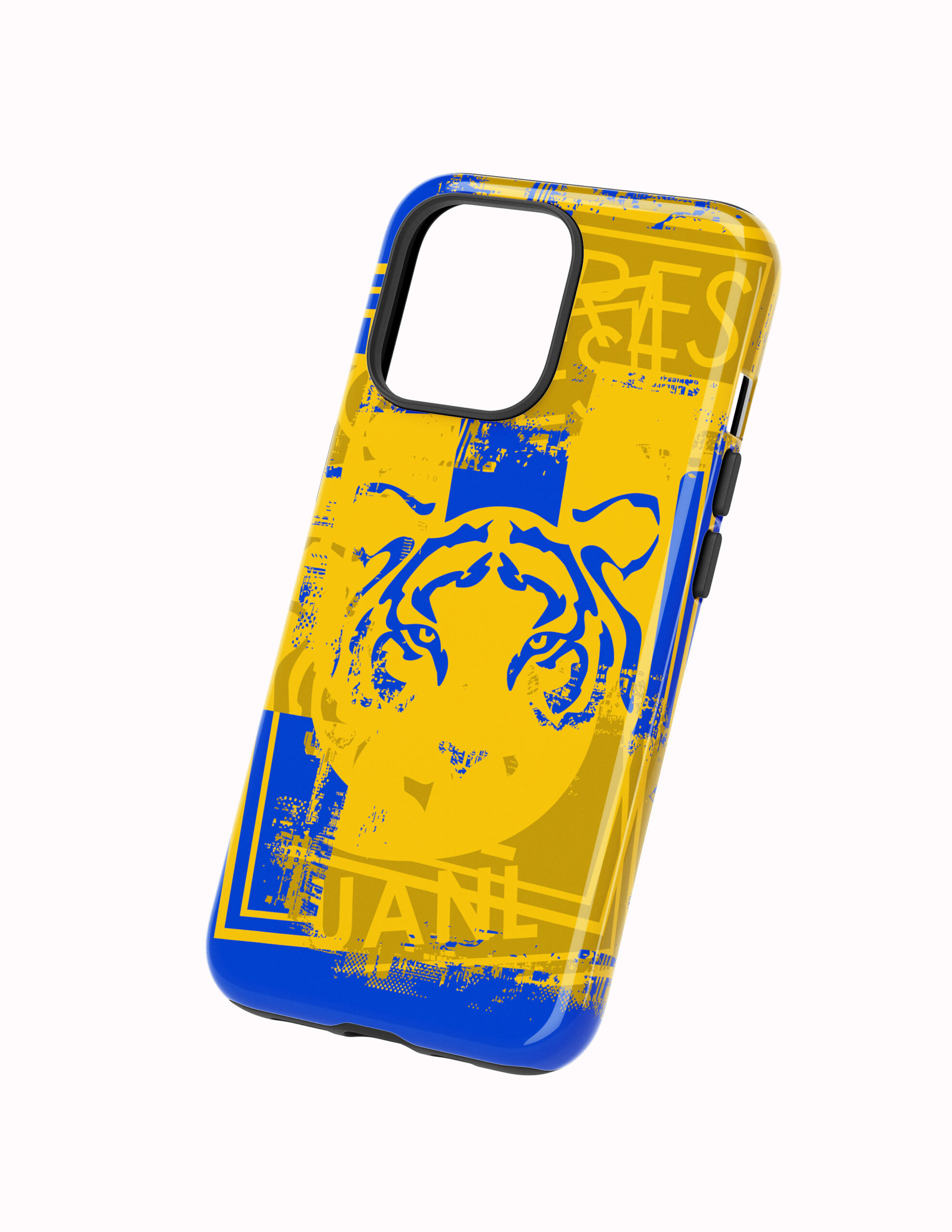 Escudo Repetidos Costado 3D Tigres Funda Full Color Doble Protección Tigres Escudo Explosivo - Imagen 1