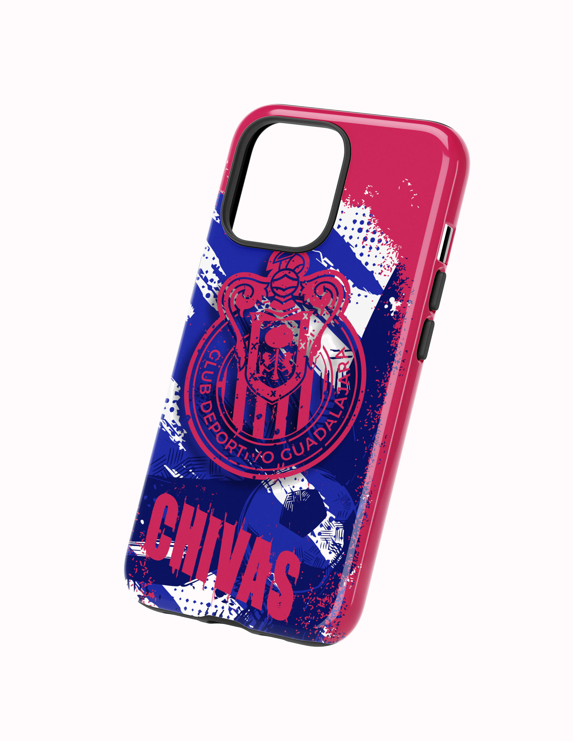 Escudos y Nombres Costado 3D Chivas Funda Full Color Doble Protección Chivas Guadalajara - Imagen 1
