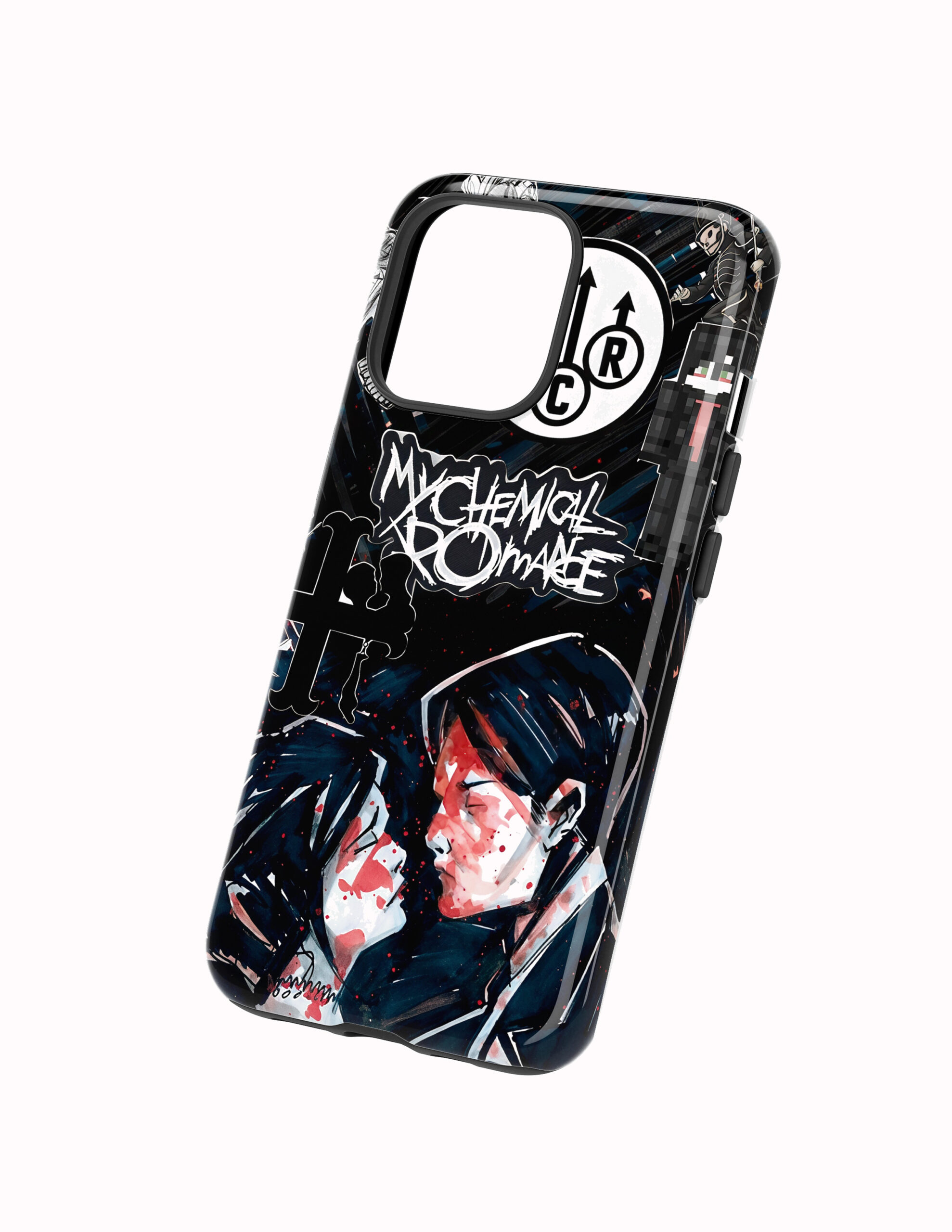 Full Color 3D MCR 39 Funda Full Color Doble Protección My Chemical Romance Grave Echo - Imagen 1