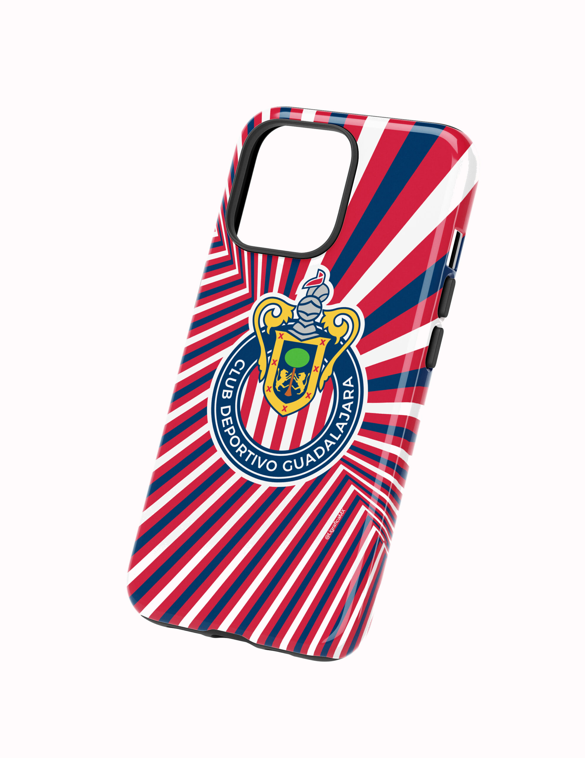 Lineas Costado 3D Chivas Funda Full Color Doble Protección Chivas Escudo Legendario - Imagen 1