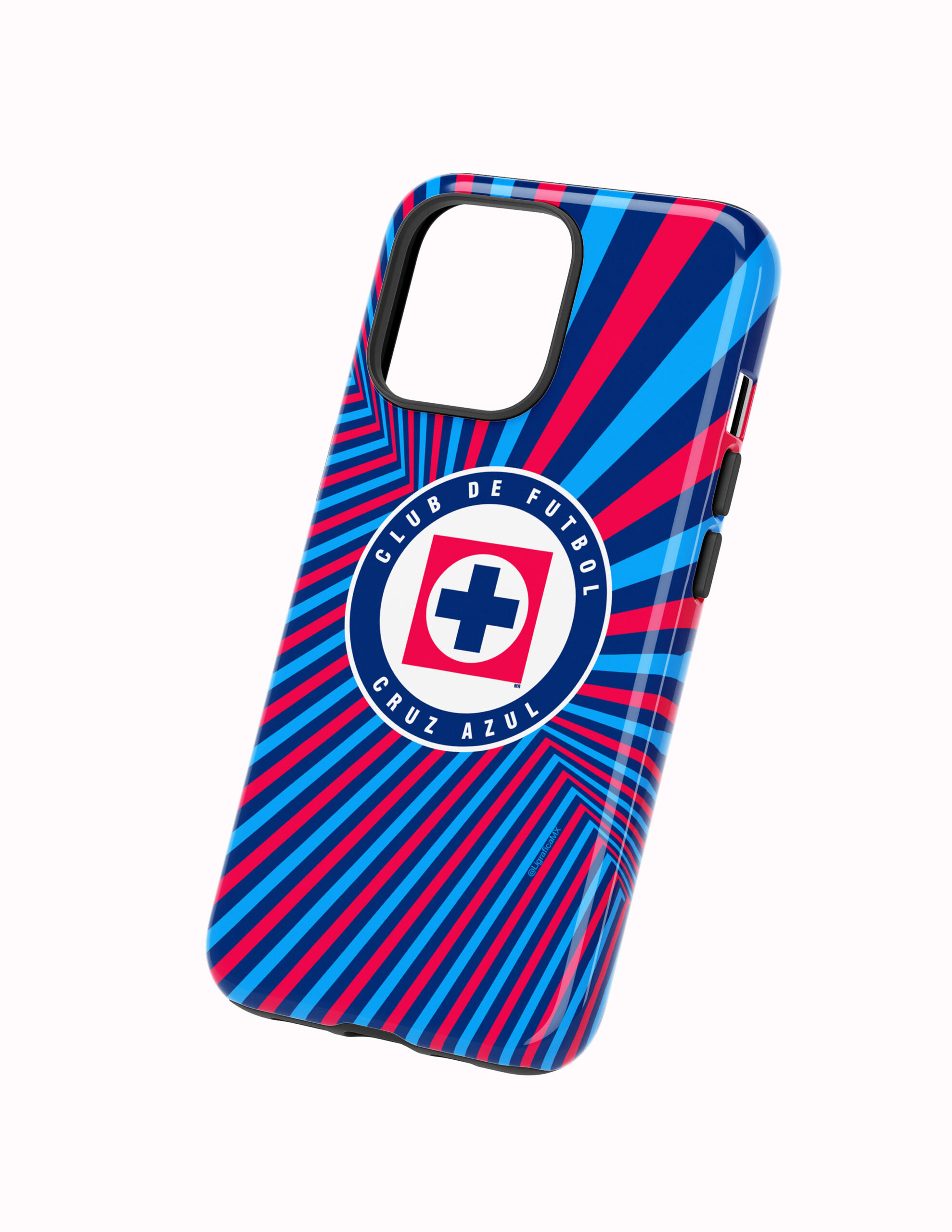 Lineas Costado 3D Cruz Azul Funda Full Color Doble Protección Cruz Azul Escudo Legendario - Imagen 1