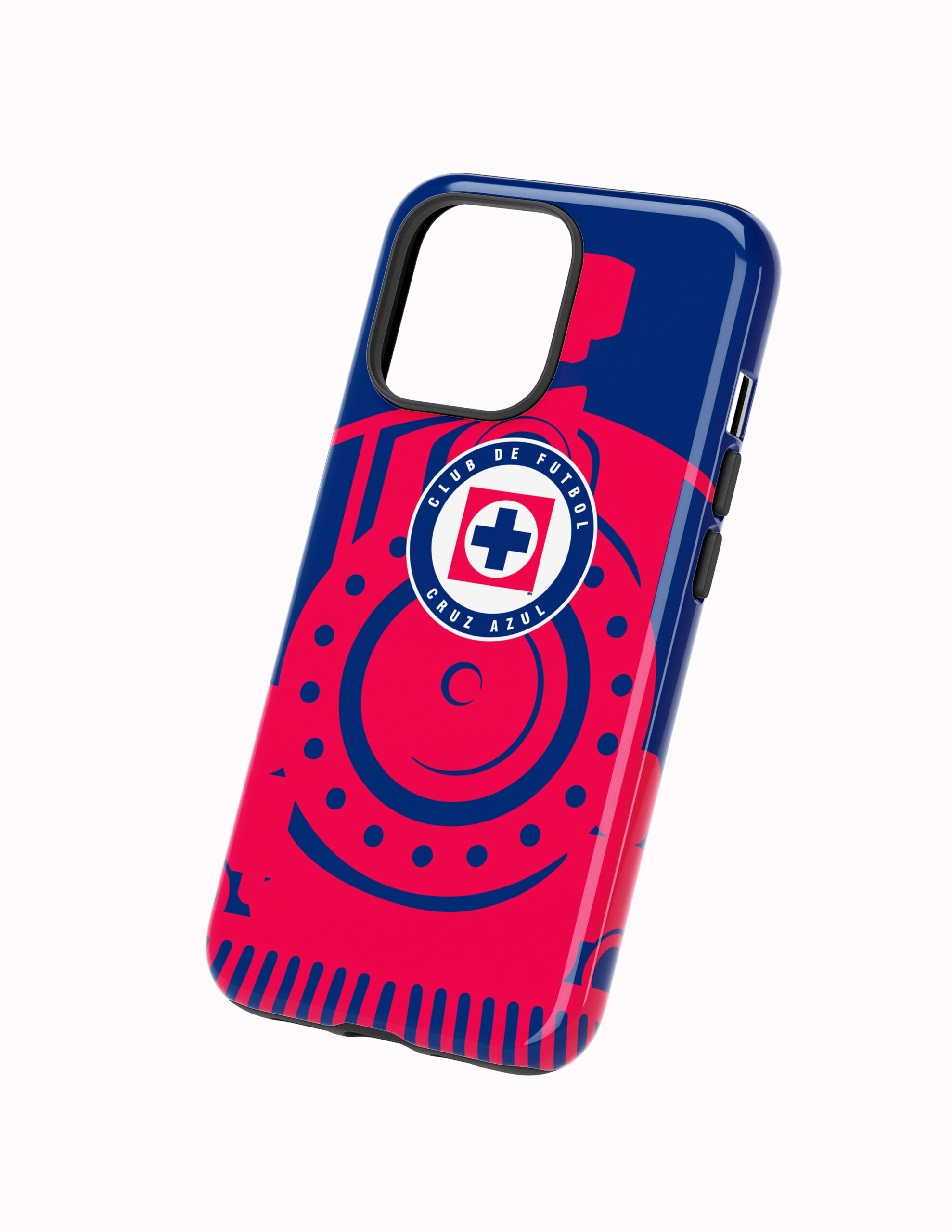 Mascotas Costado 3D Cruz Azul Funda Full Color Doble Protección Cruz Azul Equipo Imparable - Imagen 1