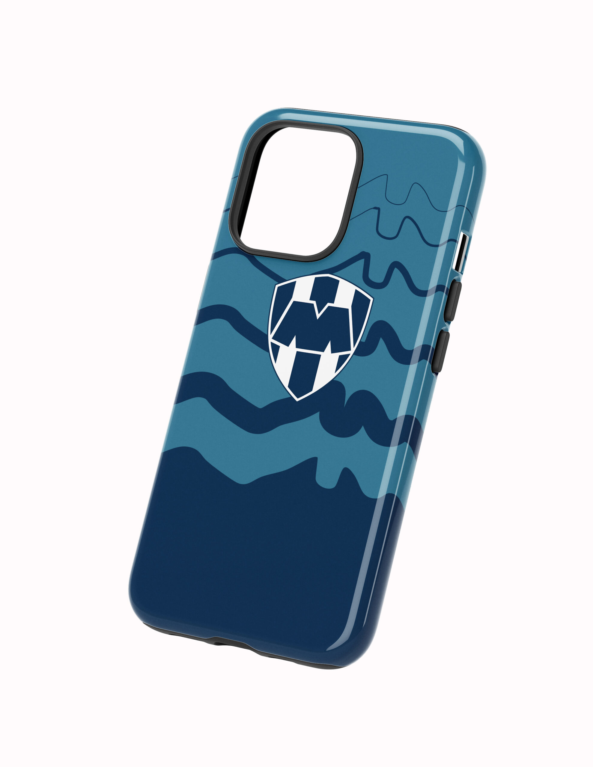 Mascotas Costado 3D Monterrey Funda Full Color Doble Protección Monterrey Rayados - Imagen 1
