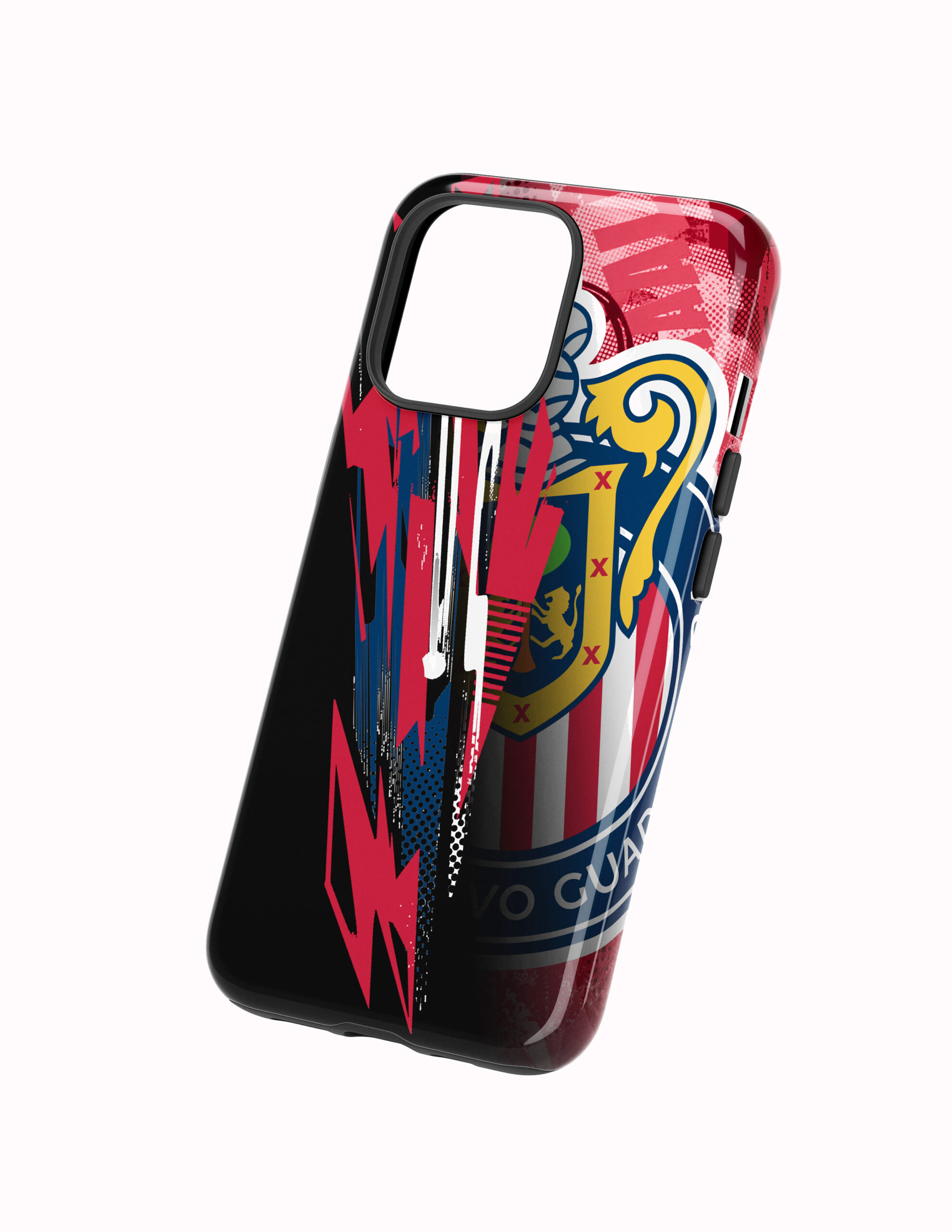 Medio Escudo Costado 3D Chivas Funda Full Color Doble Protección Chivas Escudo Indomable - Imagen 1