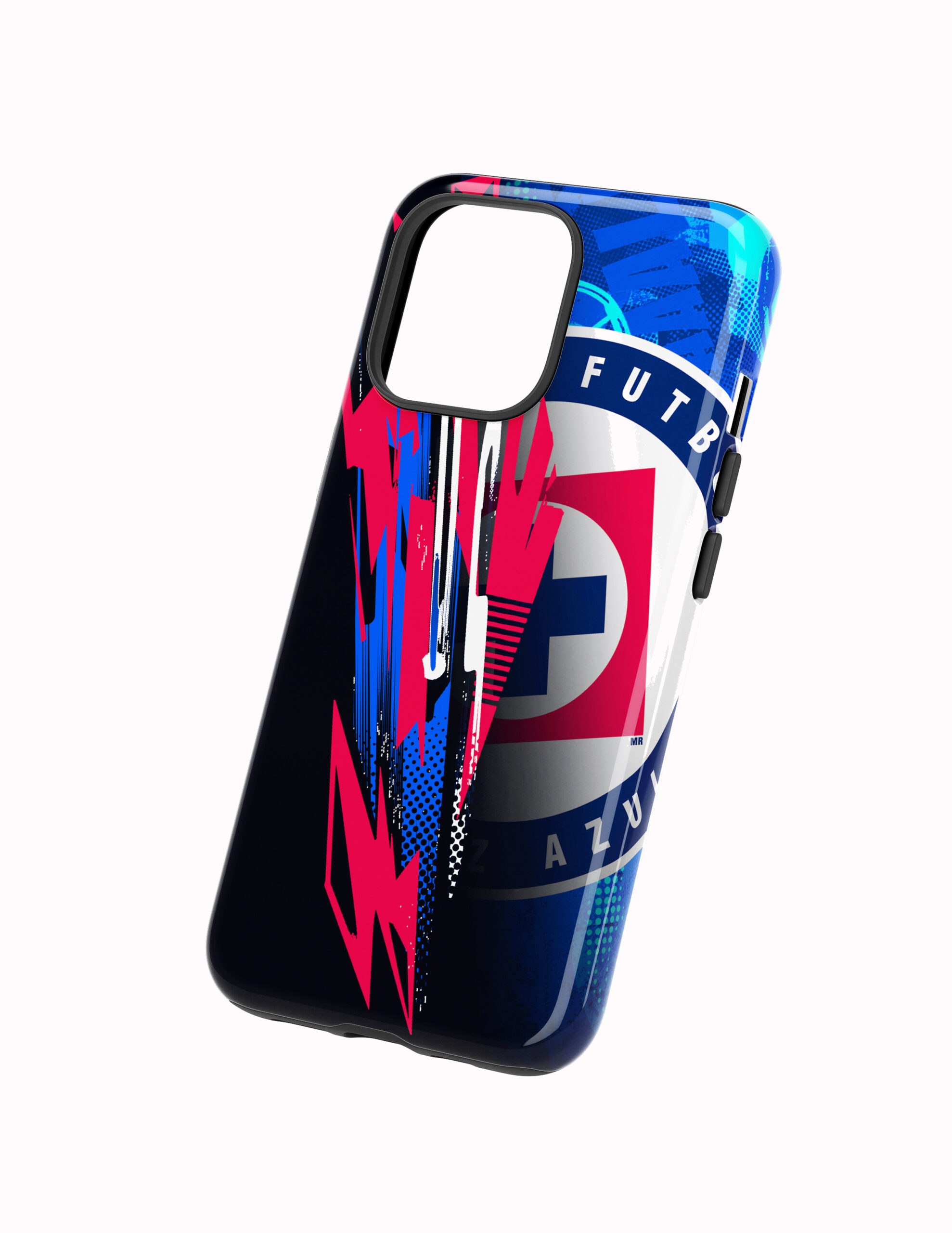 Medio Escudo Costado 3D Cruz Azul Funda Full Color Doble Protección Cruz Azul Escudo Indomable - Imagen 1