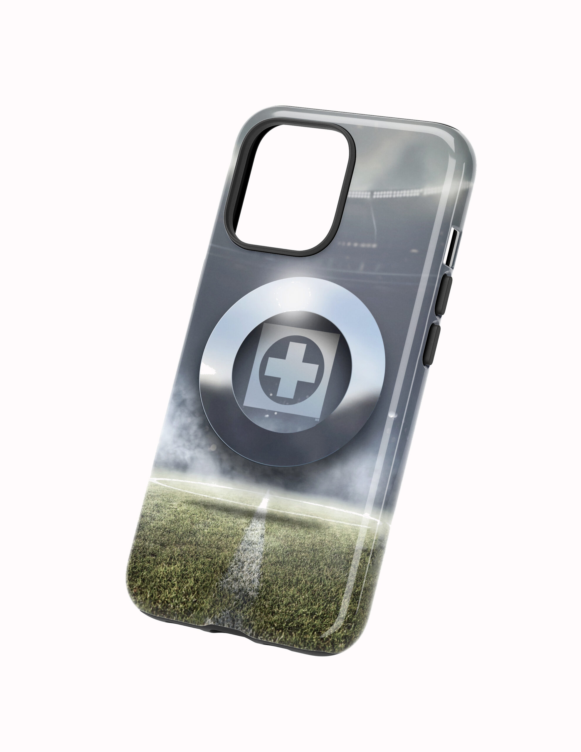 Metalico Costado 3D Cruz Azul Funda Full Color Doble Protección Cruz Azul Escudo Metálico - Imagen 1