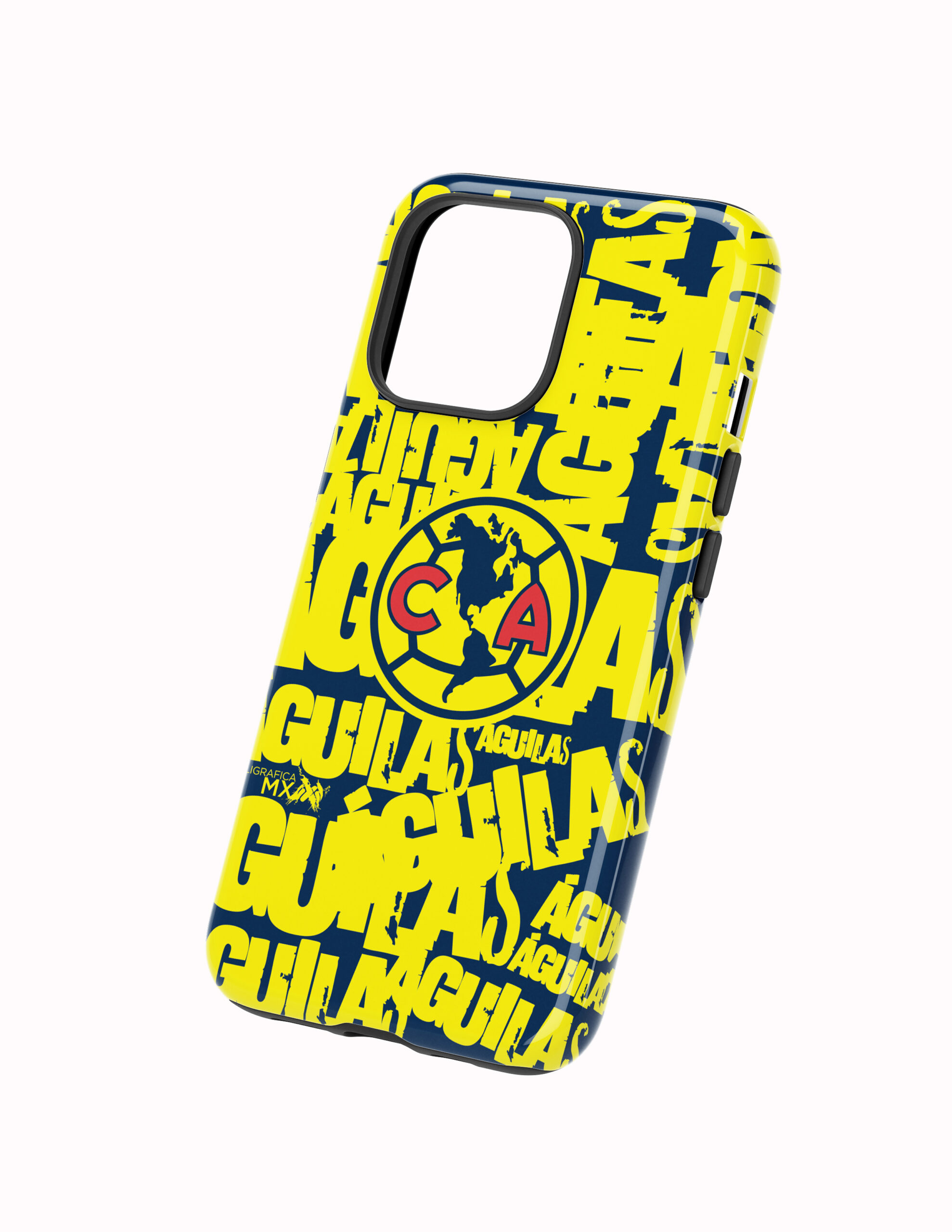Nombres Repetidos Costado 3D America Funda Full Color Doble Protección América Águilas Invencibles - Imagen 1