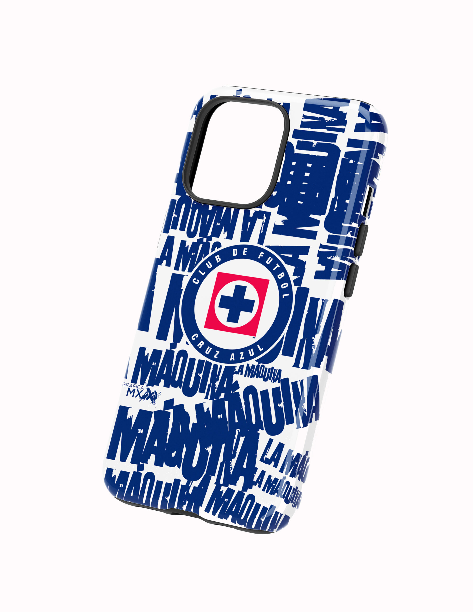 Nombres Repetidos Costado 3D Cruz Azul Funda Full Color Doble Protección Cruz Azul Maquina Legendaria - Imagen 1
