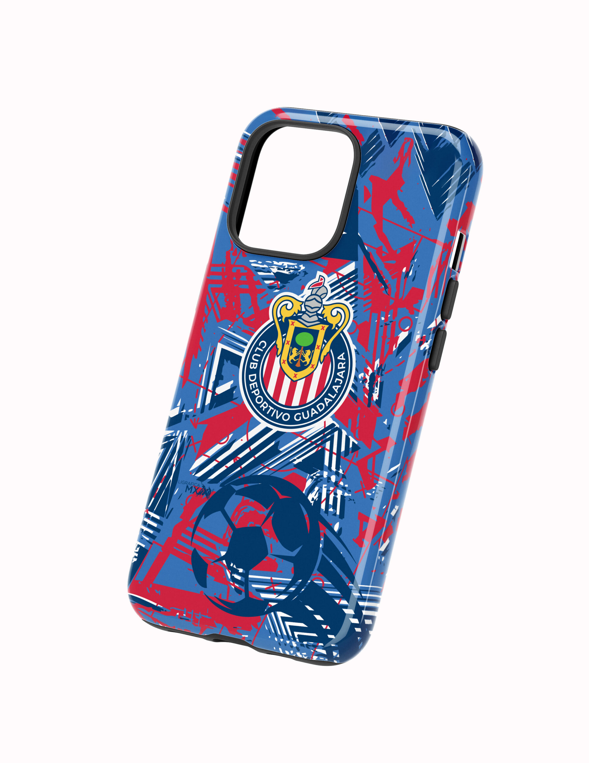 Poligonos Costado 3D Chivas Funda Full Color Doble Protección Chivas Balón Poligonal - Imagen 1