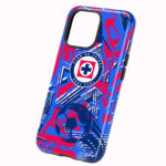 Funda Full Color Doble Protección Cruz Azul Balón Poligonal