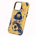 Funda Full Color Doble Protección Pumas Balón Poligonal