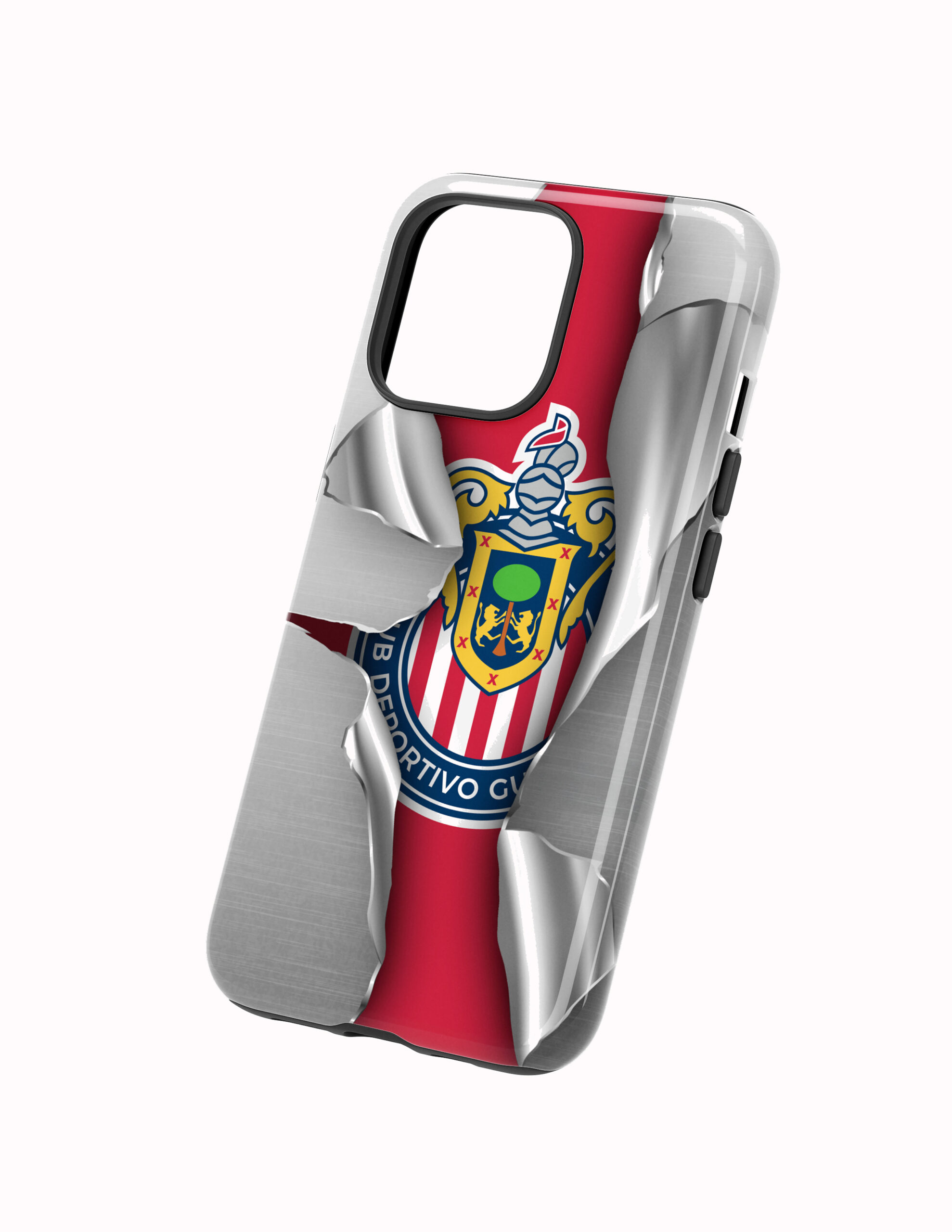 Rompiendo Costado 3D Chivas Funda Full Color Doble Protección Chivas Equipo Dominante - Imagen 1