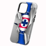 Funda Full Color Doble Protección Cruz Azul Equipo Dominante