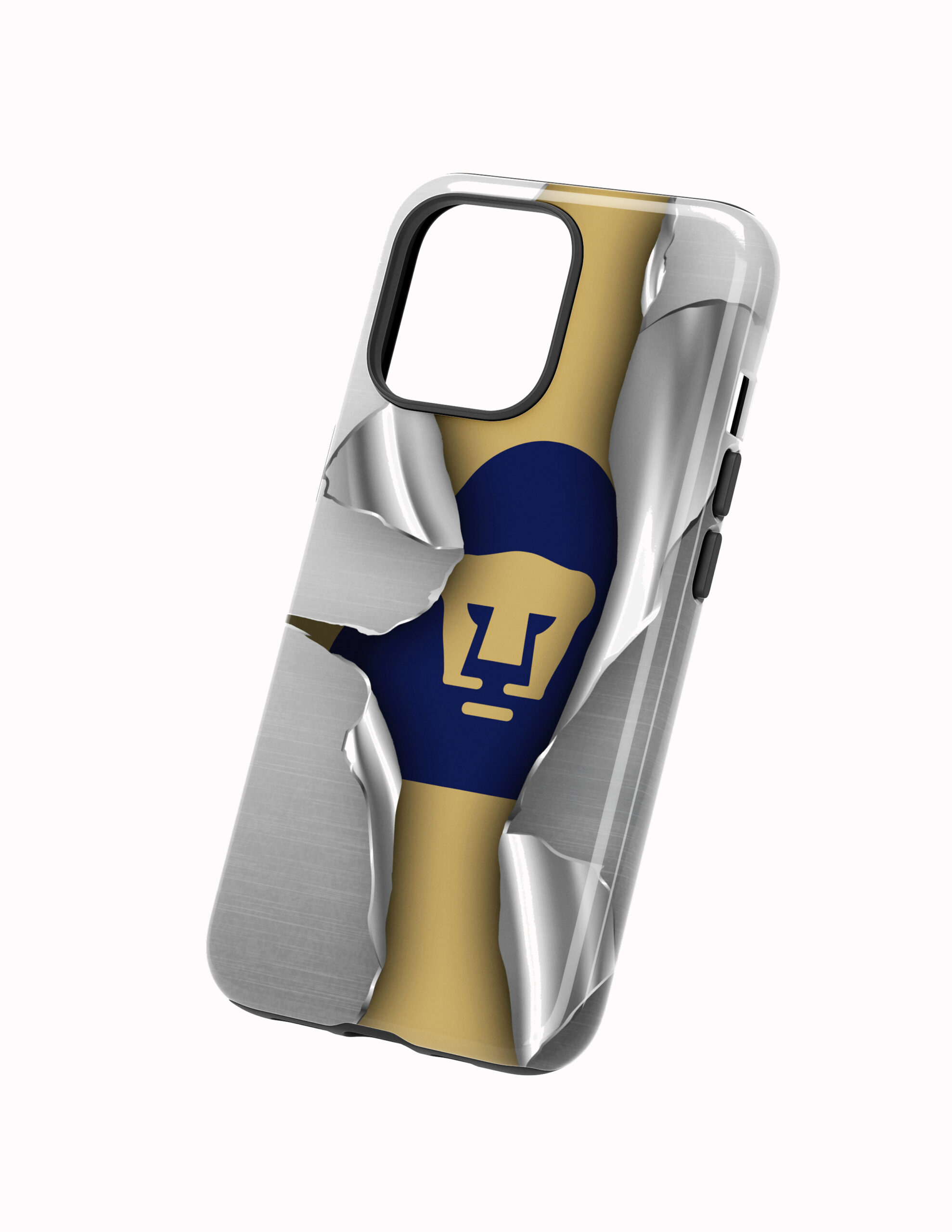 Rompiendo Costado 3D Pumas Funda Full Color Doble Protección Pumas Equipo Dominante - Imagen 1